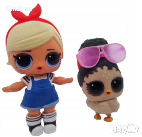 Комплект мини кукла L.O.L SURPRISE! и домашен любимец / LOL / ЛОЛ, снимка 3 - Кукли - 42889369