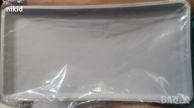 Грамаден Правоъгълник пано подложка табла силиконов молд форма фондан гипс декор, снимка 1 - Форми - 38074302