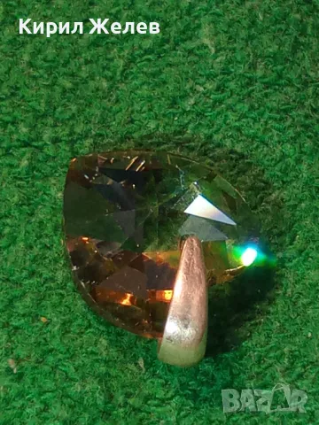 СКЪПОЦЕНЕН ЮВЕЛИРНО ФАСЕТИРАН КРИСТАЛЕН МЕДАЛЬОН СЪРЧИЦЕ със СРЕБРО 925 РОМАНТИЧЕН АРТ ПЕНДАНТ 48811, снимка 14 - Колиета, медальони, синджири - 48818632