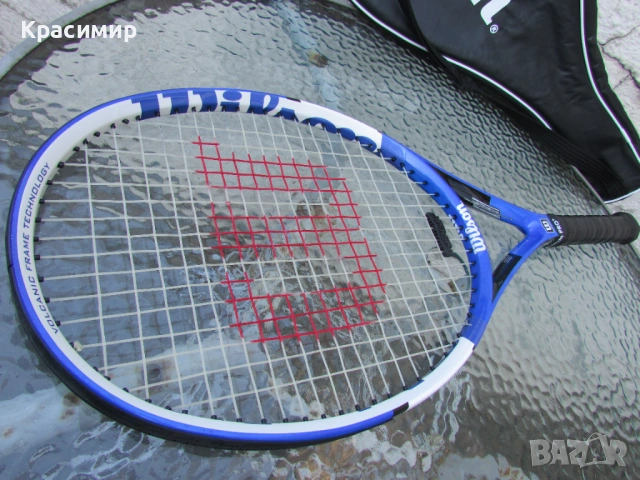 Тенис ракета Wilson Nano Carbon Ncode 7.2, снимка 5 - Тенис - 54360093