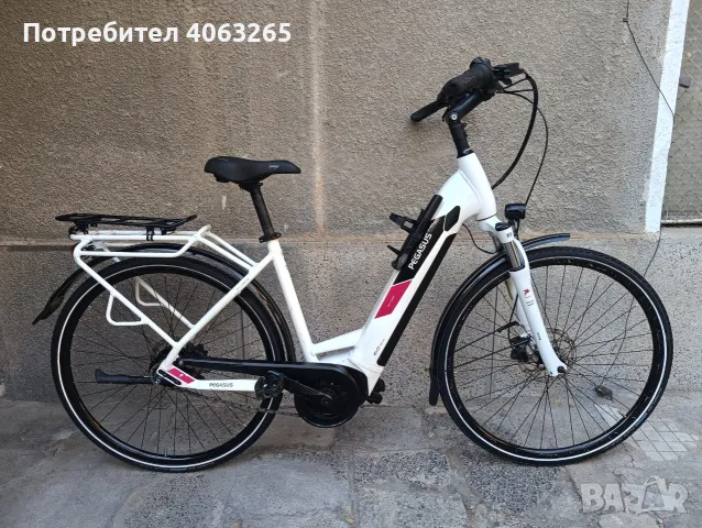 Електрически алуминиев велосипед Pegasus 28 цола, снимка 4 - Велосипеди - 56084103