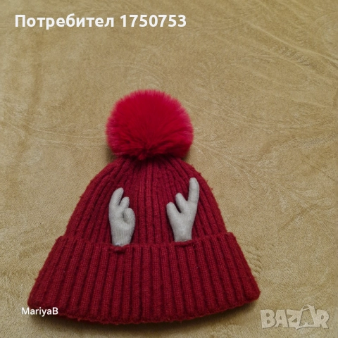Коледни шапки с подарък клинче, снимка 4 - Шапки, шалове и ръкавици - 38568655