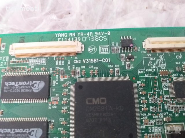 T-CONTROL BOARD V315B1-C01, снимка 2 - Части и Платки - 30879552