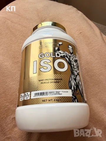 100% Whey protein Kevin Levrone Gold ISO – 2 kg | Banana Peach, снимка 2 - Хранителни добавки - 56315791