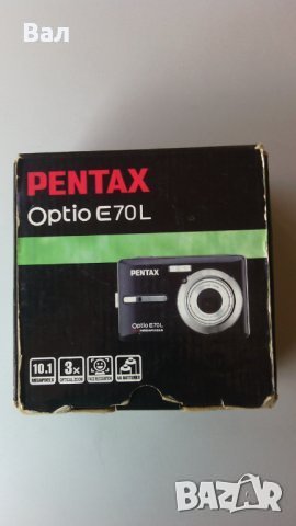 Цифров фотоапарат PENTAX Optio E70L+SD карта 4 GB, снимка 8 - Фотоапарати - 42801992