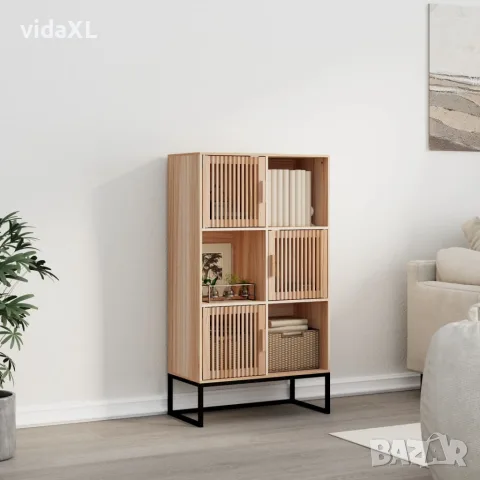 vidaXL Висок шкаф, 70x35x125 см, инженерно дърво, снимка 2 - Шкафове - 56147236