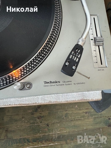 TECHNICS SL-1200MK2 ГРАМОФОН , снимка 5 - Грамофони - 54346468