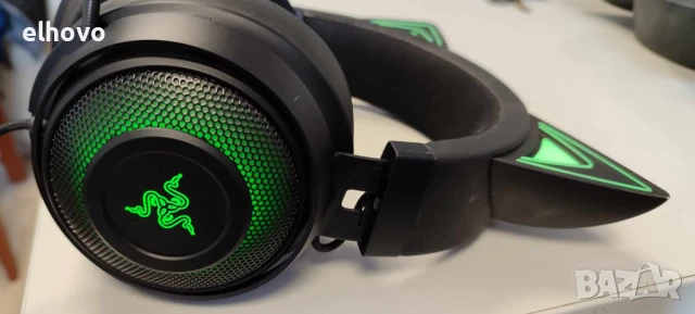 Геймърски слушалки Razer Kraken Kitty, снимка 3 - Слушалки за компютър - 50454215