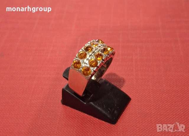 Сребърен пръстен, снимка 2 - Пръстени - 53068361