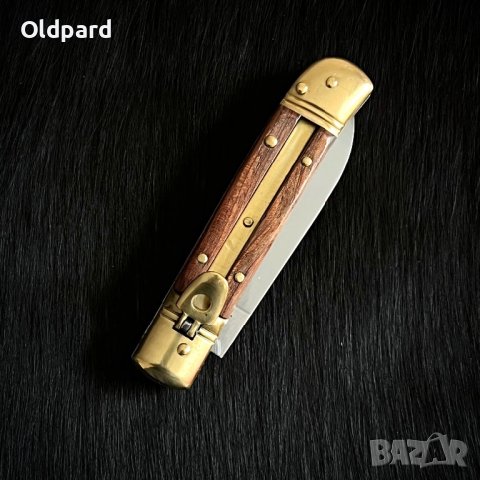Автоматичен Винтидж джобен сгъваем (с пружина). , снимка 2 - Ножове - 39242052