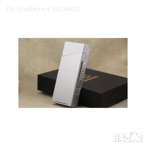 Алуминиева табакера за цигари със запалка, Автоматична, снимка 6 - Други стоки за дома - 40075969