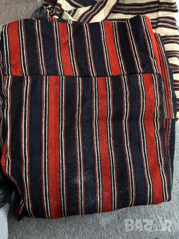 Ръчно тъкан автентичен калъф за дюшек , снимка 3 - Антикварни и старинни предмети - 51896221