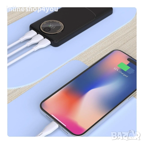Външна батерия Powerbank Dudao K12Pro 22.5W PD 20000mAh USB-A, USB-C - black, снимка 4 - Външни батерии - 52554097