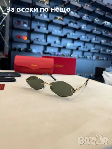 Cartier Слънчеви Очила С UV400 Защита С ПОДАРЪК🎁Калъф Картиер - Различни Цветове Код D2149, снимка 3 - Слънчеви и диоптрични очила - 49423084