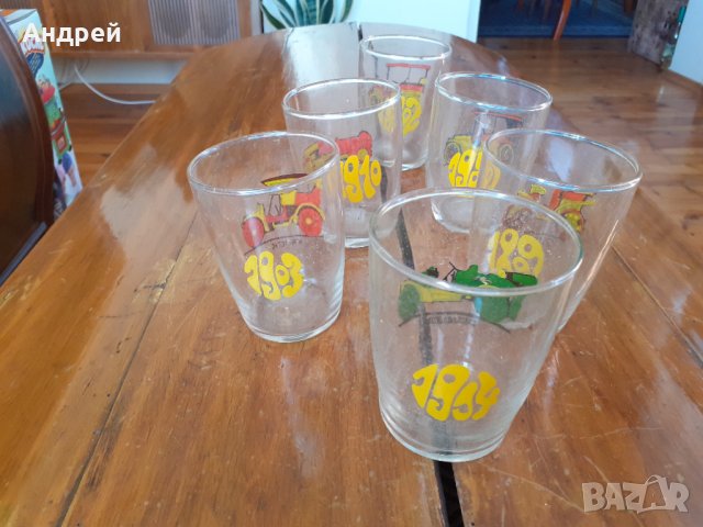 Стара стъклена чаша,чаши #3, снимка 6 - Антикварни и старинни предмети - 31748582