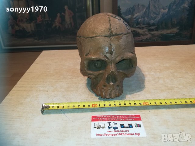 черепа-керамика 20х19х14см 0903211130, снимка 8 - Колекции - 32092172