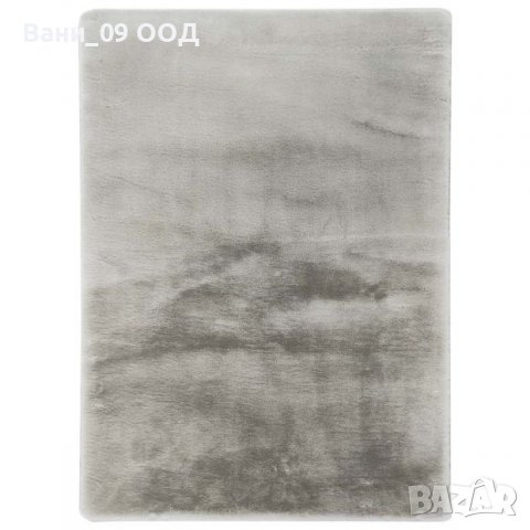 Супер пухкав килим, имитация на заешка кожа