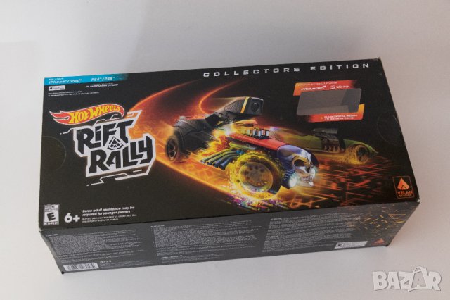 Видео игра Hot Wheels Rift Rally + количка с Bluetooth контрол, снимка 2 - Коли, камиони, мотори, писти - 44390503