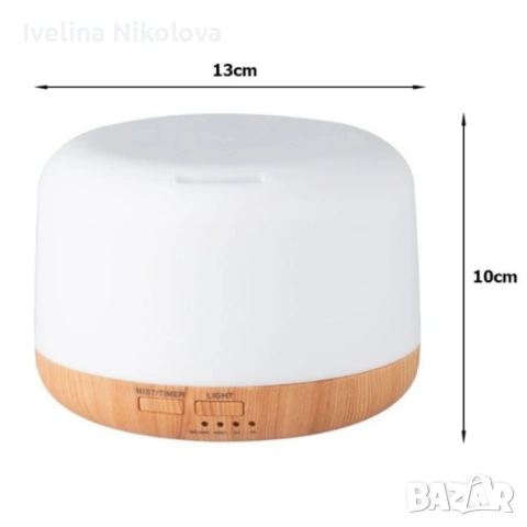 Арома дифузер - овлажнител за въздух с дистанционно управление, снимка 3 - Овлажнители и пречистватели за въздух - 54155060