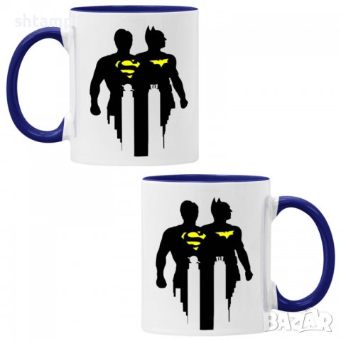 Чаша DC Batman & Superman,Керамична Чаша, Кафе Чай, Игра,Изненада,Подарък,Повод,Празник,Рожден Ден, снимка 3 - Чаши - 38510482