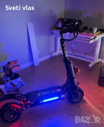 БАРТЕР 85 КМ/Ч  ПРОБЕГ 100КМ ОГРОМНА 6000W Електрическа тротинетка Duotts D88, снимка 5 - Скейтборд, ховърборд, уейвборд - 52398853