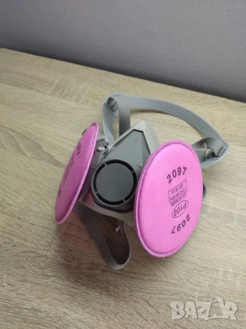 Защитна полумаска 6200 | Предпазна маска, еквивалент на 3М 6200, снимка 10 - Други инструменти - 44681387