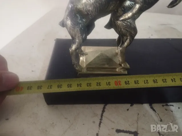 Стара статуетка,композиция, снимка 6 - Антикварни и старинни предмети - 47541785