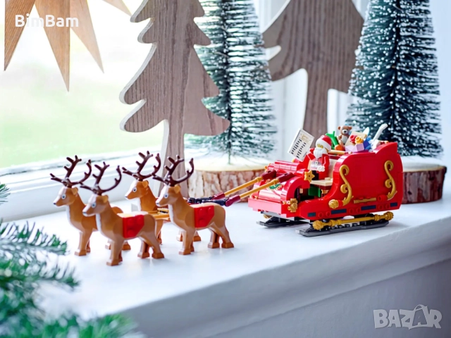 Коледни конструктори LEGO® Iconic - 5 модела, снимка 10 - Конструктори - 52343390