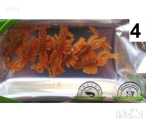 Силиконово раче/паяче OSAKO KRAB-SPYDER – 3 см, 8 броя, универсална примамка