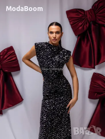 Дълга дамска стилна рокля 