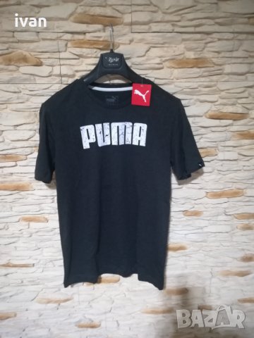 Puma No 1 Logo Tee, dark Greey M Размер, снимка 2 - Тениски - 31389082