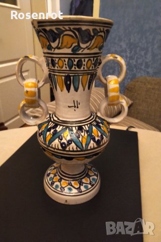 Антикварна ваза ceramica maiolica, снимка 2 - Колекции - 30602749