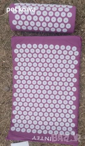 Комплект килимче и възглавничка с пирони за йога релаксация, снимка 1