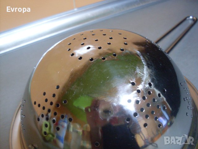 Гевгир и цедка за зеленчуци от неръждаема стомана., снимка 8 - Аксесоари за кухня - 40792284