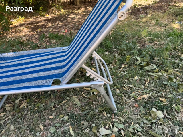 Сгъваеми шезлонги 2бр с шалтета , снимка 6 - Къмпинг мебели - 51351656