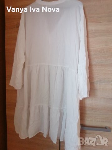 Only Carmakoma бяла рокля с харбали , снимка 4 - Рокли - 37819569