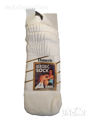 Винтидж чорапи Dameris Aerobic Sock - 80-те, нови с етикет