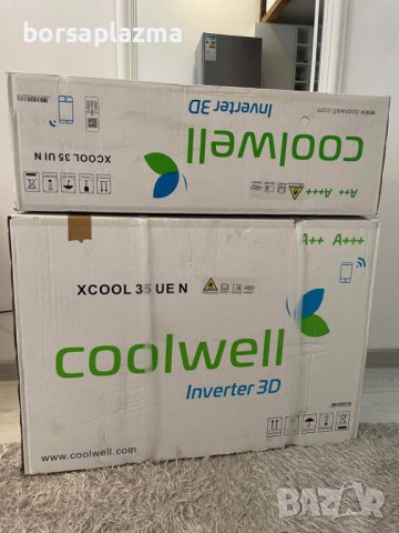 Климатик инверторен COOLWELL X-COOL35N Wi-Fi SEER: 6.21 SCOP: 4.04 Хладилен агент: R32