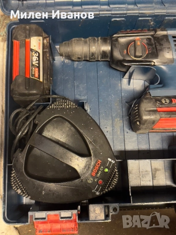 Перфоратор BOSCH GBH 36 VF-LI Professional + 3 батерии, снимка 2 - Перфоратори - 52268889