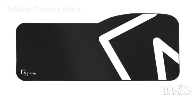 Подложка за бюро геймърска AIM AIMMP Gaming Black White