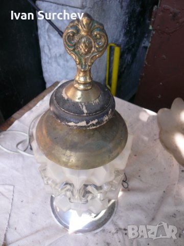 нощна лампа от соца бронзова, снимка 2 - Колекции - 37162681