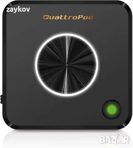 QuattroPod T01 5G WiFi безжична презентационна конфигурация HDMI предавател и приемник за 4K стрийми