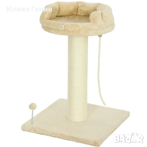 PawHut Дърво за котки с драскалка и котешко легло, снимка 9 - За котки - 51928695