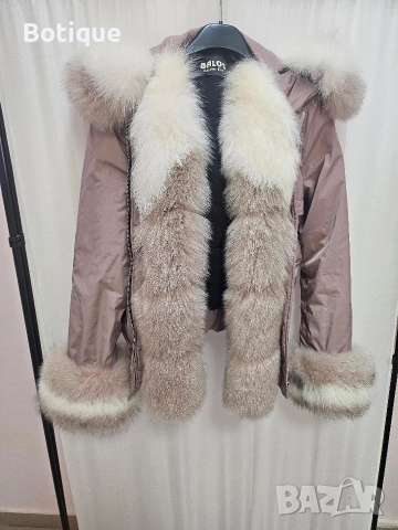 дамска парка с естествен косъм , снимка 6 - Якета - 52629343