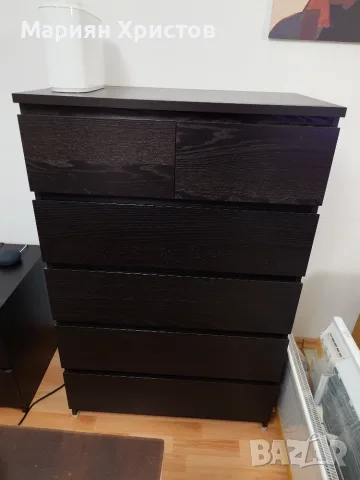 Скрин с 6 чекмеджета IKEA MALM