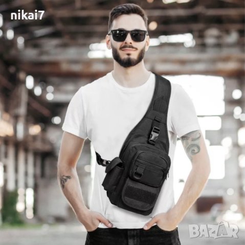 тактическа чанта с кобур за оръжие водоустойчива USA Tactikal KOMBT, снимка 5 - Екипировка - 37641055