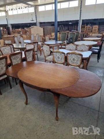 Масивна Барокова Разтегателна Маса-внос от Германия!, снимка 5 - Маси - 51243644