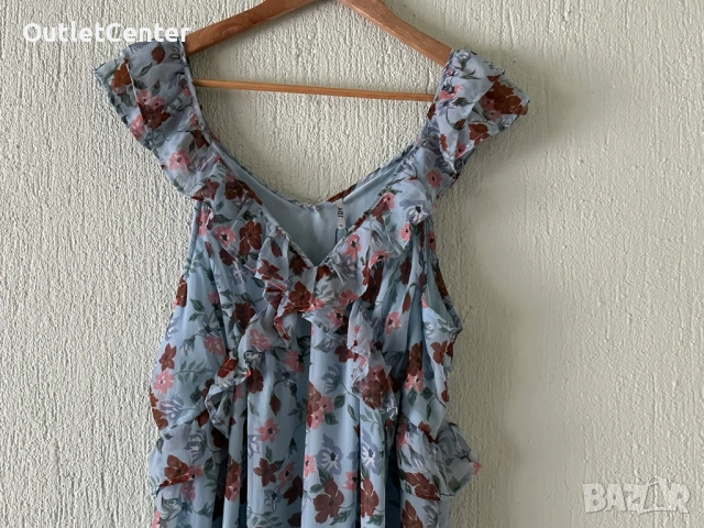 Дълга рокля на цветя JDY, снимка 5 - Рокли - 53948447