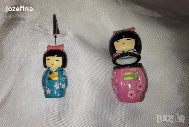 Прекрасни Японски Сувенири - Кокеши Кукла и Декоративна Кутийка за Бижута