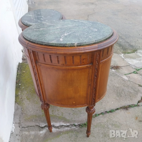 Антикварни шкафчета с мрамор, снимка 11 - Шкафове - 52581634